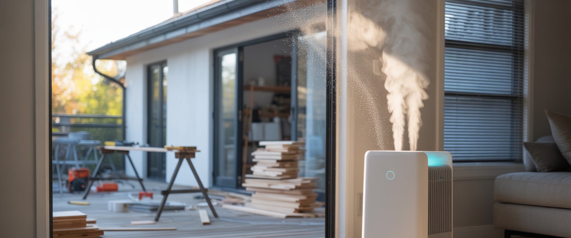 Indoor Air Purification During Deck Repairs | Homeward Pro